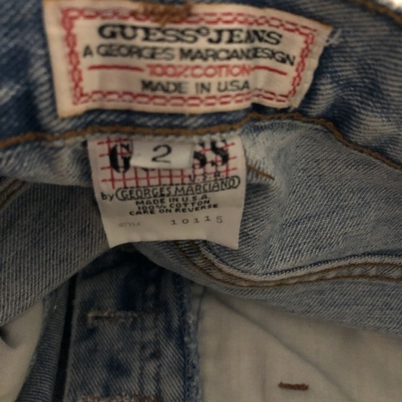 Vintage 80's Guess Mom Button Fly Jeans Size 30 - Picture 8 of 8